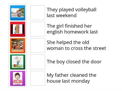 Simple Past - Regular Verbs 