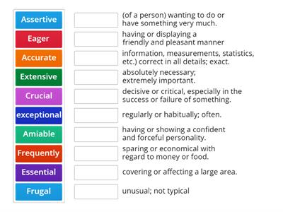 Employment Common Vocabulary