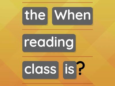 Unscramble the question or answer