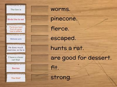 Grade 2 Unit 2 Vocabularies Game 3