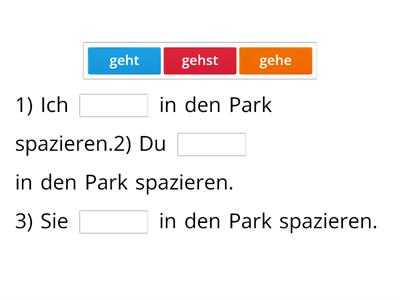 Beste Freunde A1 2.3 Grammatik Wiederholung