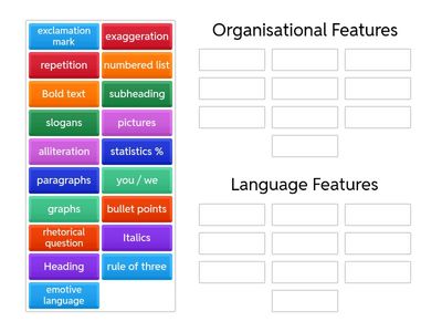 CAL L2 Revision - Language and Organisational Features