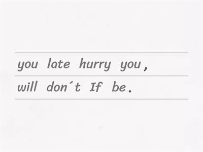 CONDITIONAL SENTENCES TYPE 1!