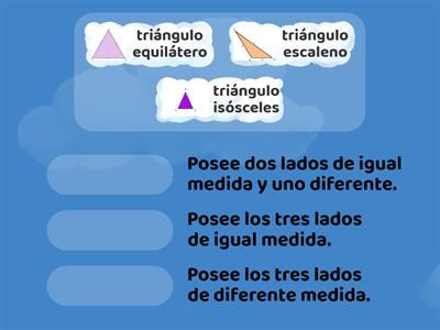 Clasificación de triángulos por sus lados