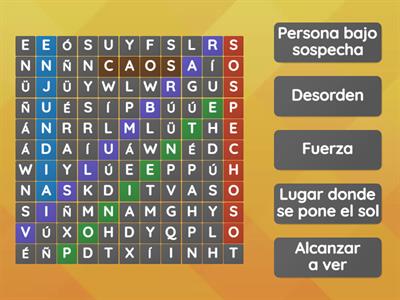 Ejercicio de vocabulario 2