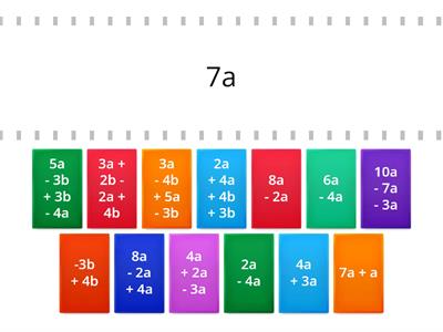 Simplifying algebra - foundation