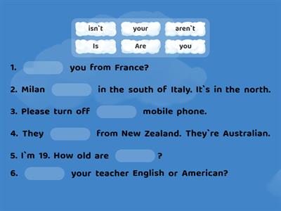 English File Elementary | WB p. 11. ex. 1