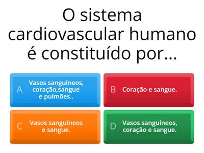 Sistema Circulatório - Vasos sanguíneos e sangue