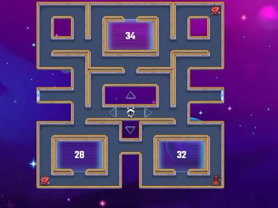 Packman 8 Times Tables