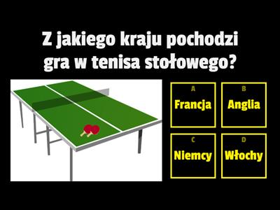 Tenis stołowy - test (wf IV-VIII)