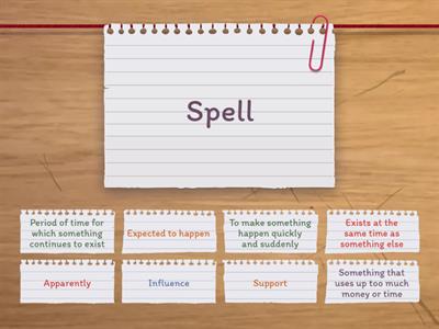 Weather Changes / Find the words