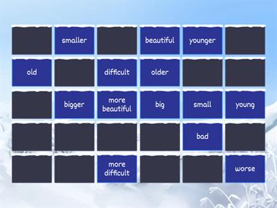 ADJECTIVES: comparative