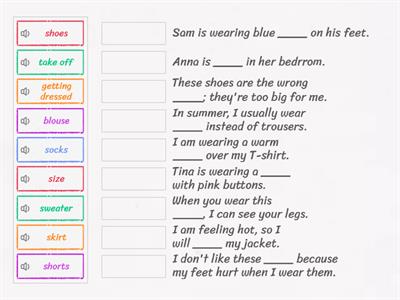 Clothes - A1 English Vocabulary