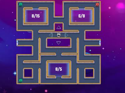 Multiplying Fractions Maze Chase! 