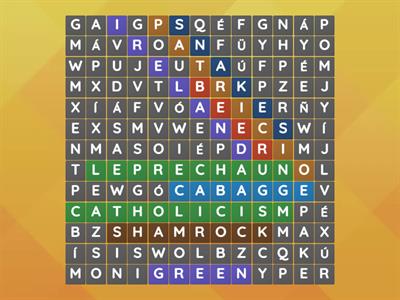 ST PATRICKS DAY WORD