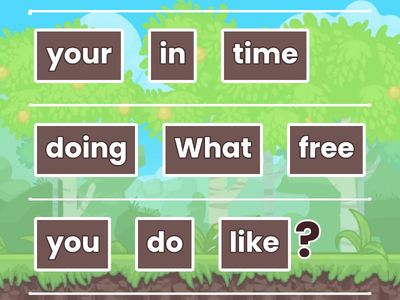 Global 5_Unit 4: Sắp xếp câu