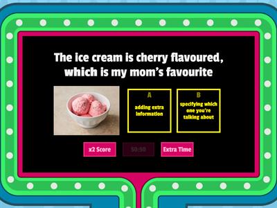 Defining/non-defining