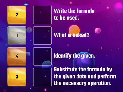 Problem Solving steps