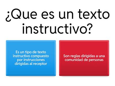 Textos instructivos