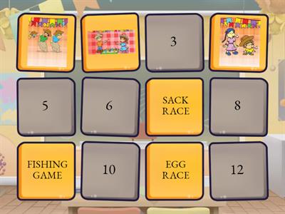 JUNE'S PARTY MEMORY GAME