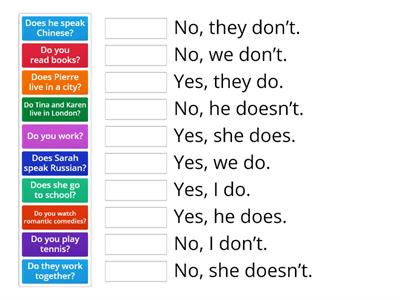 New Horizons - A1 - Grammar - Lesson 9 - Practice 3