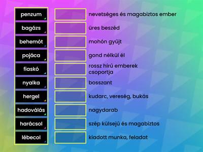 MELYIK SZÓ MIT JELENT? - RÉGIES SZAVAINK 