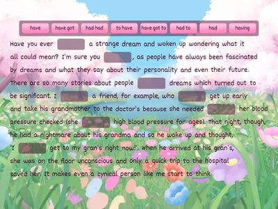 ADULTS 6 - U1: Uses of "Have"