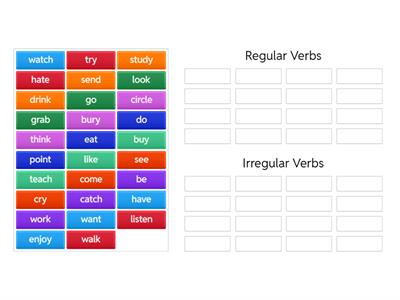 Regular Verbs 