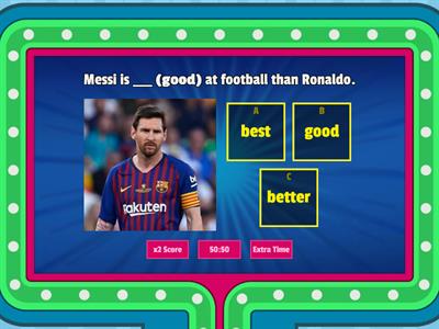 Comparative - Superlative