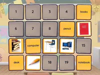 Classroom objects - Basic ESL