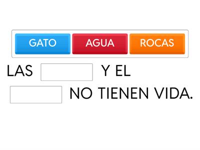 LOS SERES VIVOS. 1º PRIM