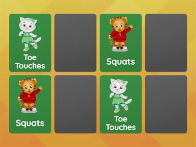 Daniel Tiger Memory Matching