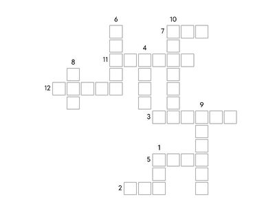 영어 십자말풀이