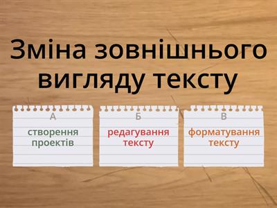 Створення, редагування і форматування текстового документа