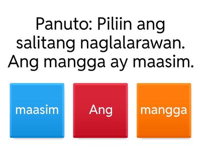 Salitang Naglalarawan by Teacher Arnie