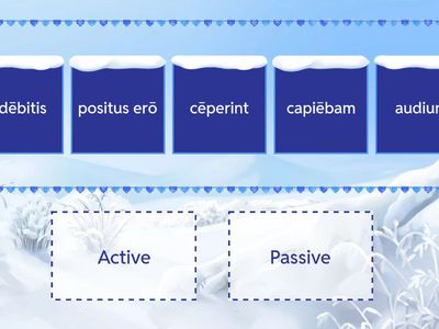 Active or Passive? (Latin III Midterm Review)