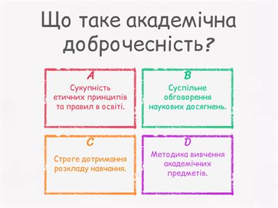 Академічна доброчесність 