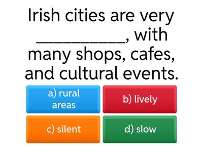 Test: Pros and Cons of Living in Ireland - HW 28.10