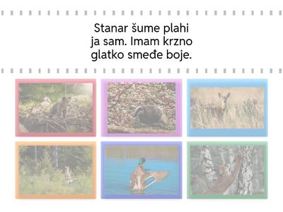 Prepoznaj životinje