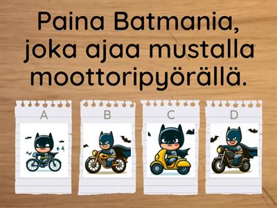 Batman - Ohjeiden Ymmärtäminen @etapuheterapia 