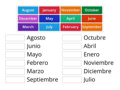 Months of the Year