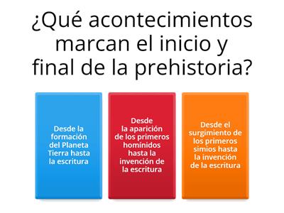 LA PREHISTORIA UNA MIRADA AL PASADO 