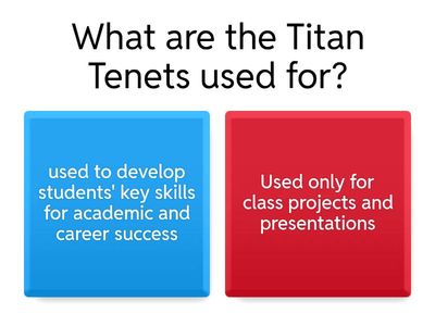  Period: 05 WordWall: Titan Tents 