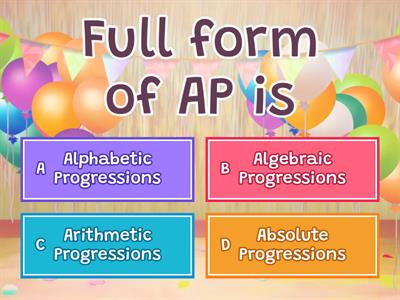 Ch 5 Arithmetic Progression (Part 1)