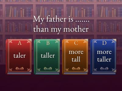 Comparative and Superlative Adjectives