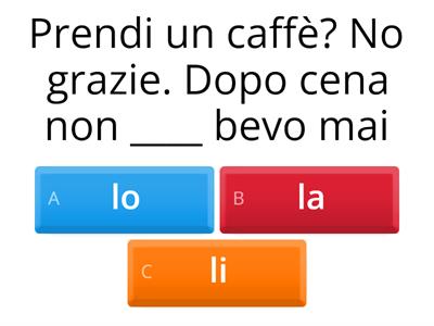 Kreyco Pronomi diretti