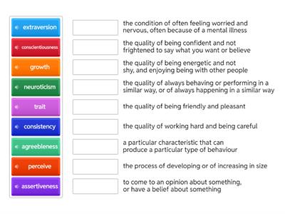 Personality test ESL Brains