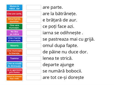 Proverbe despre muncă și hărnicie