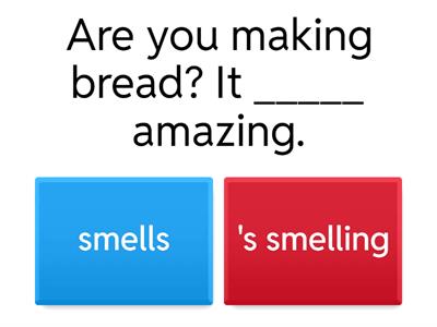 State Verbs & Action Verb