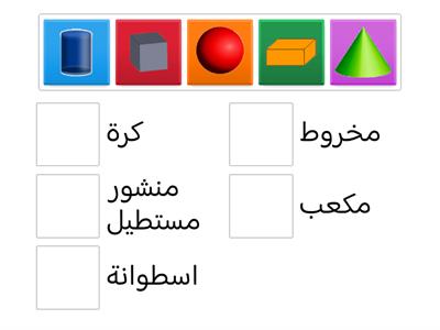 الاشكال ثلاثية الابعاد